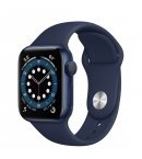 Apple Watch Series 6 40mm GPS Blue Aluminium Case with Deep Navy Sport Band MG143