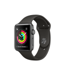 Apple Watch Space Gray Aluminum Case with Gray 42mm